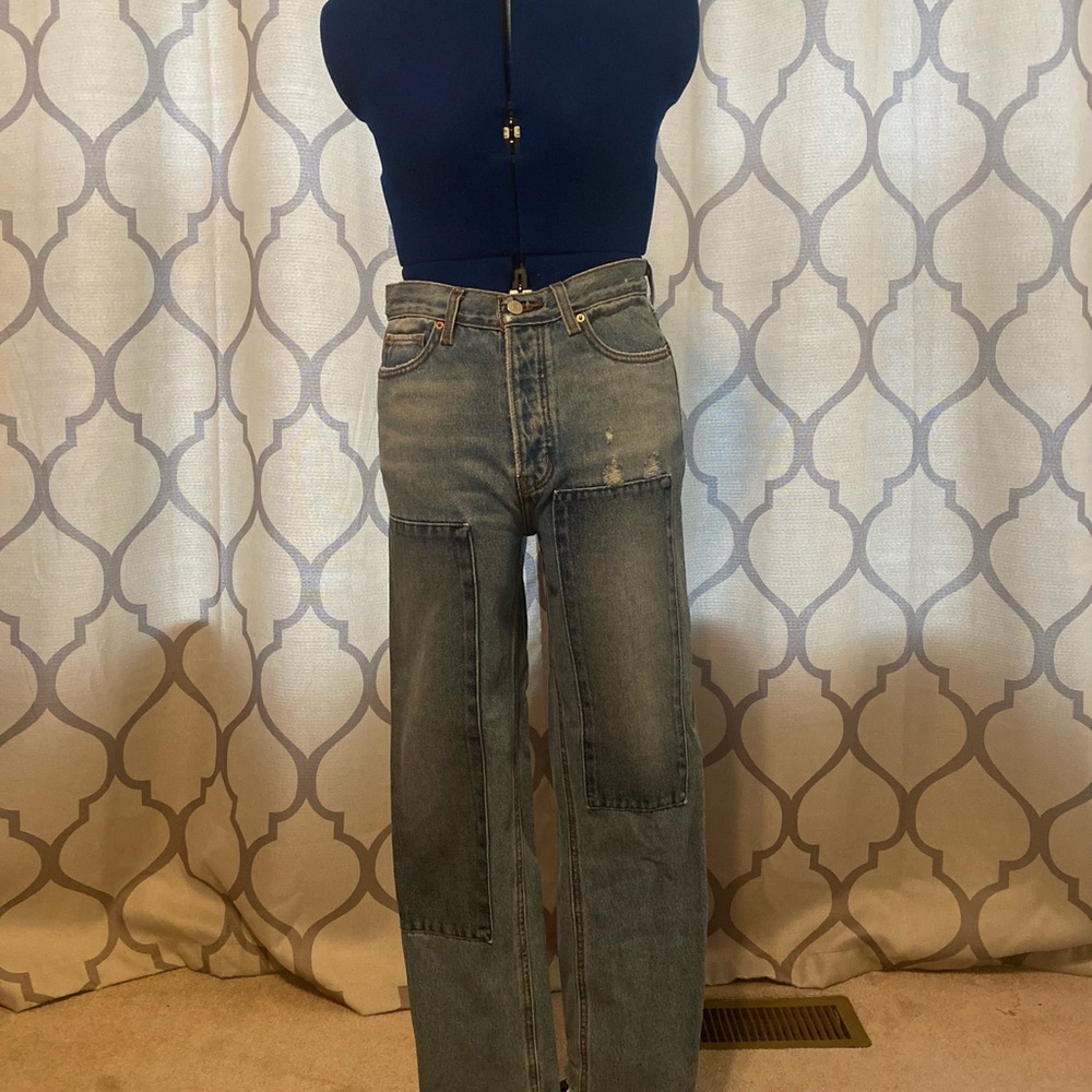 Urban Outfitters patchwork jeans